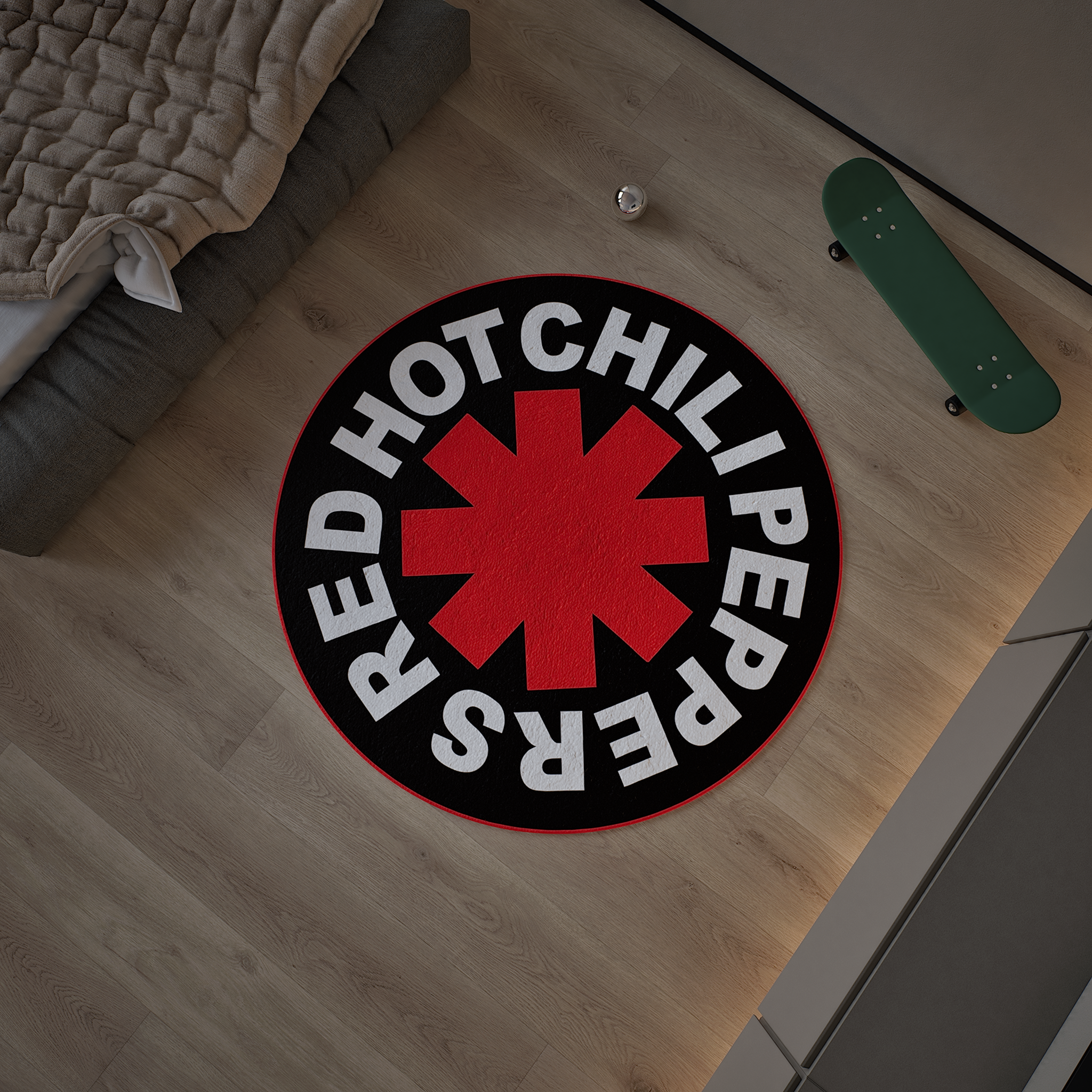 Red Hot Chili Peppers CD Rug, Rock Album Cover Rug, Music Red Hot Chili Peppers CD Rug, Rock Album Cover Rug, Music
