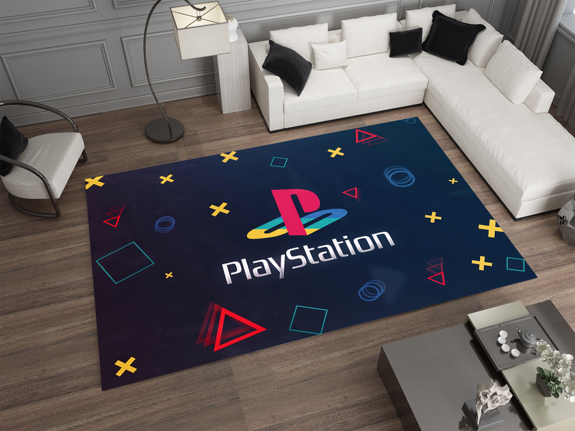 Elevate Your Gaming Setup with Custom PlayStation Rugs – Duct Rug Carpet