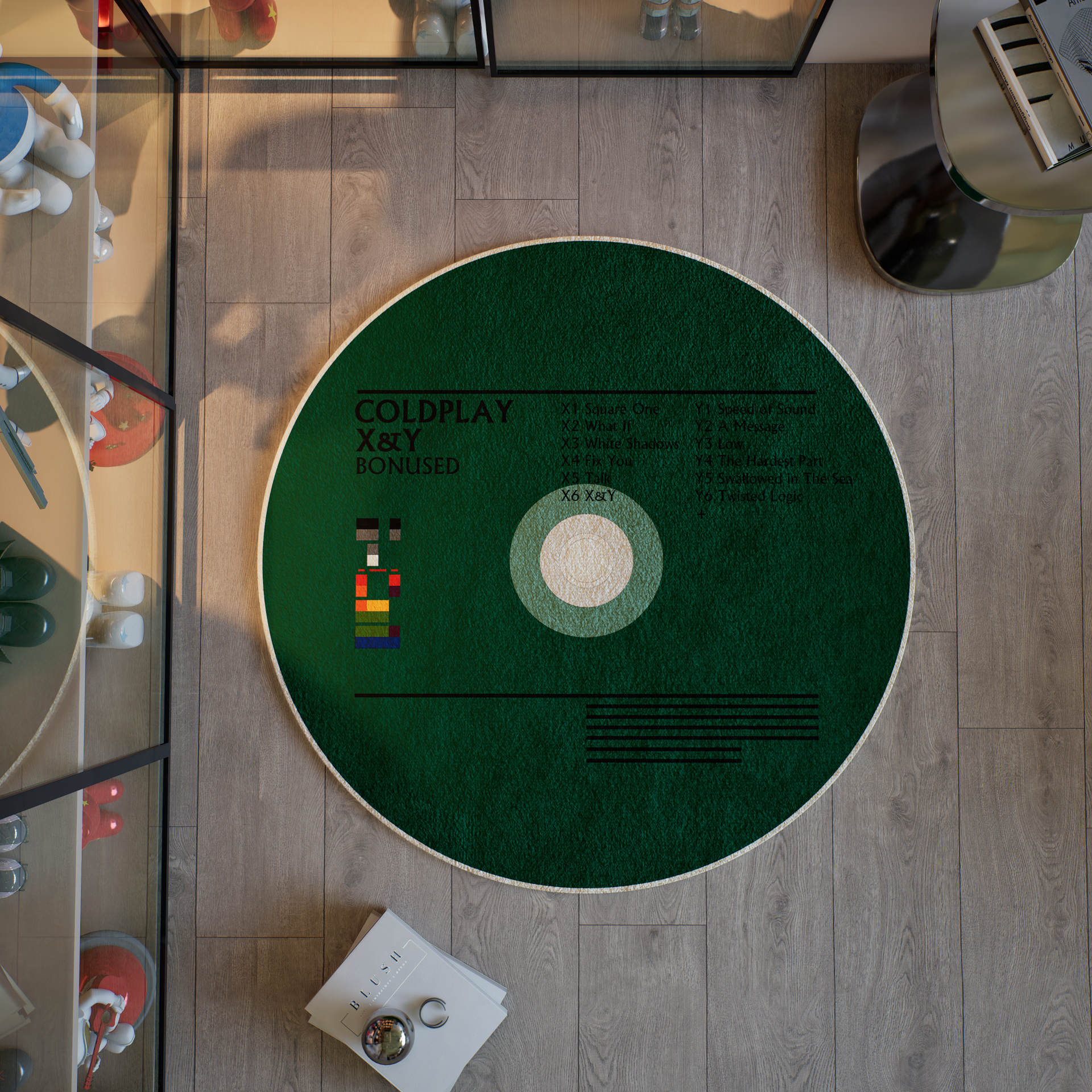 Music, Album Cover, and CD Rugs