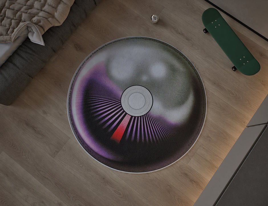Tame Impala Currents CD Rug, Album Cover Round Carpet, Music Decoration Rug