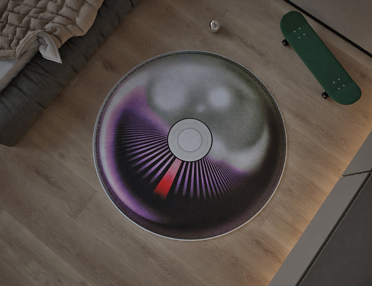 Tame Impala Currents CD Rug, Album Cover Round Carpet, Music Decoration Rug