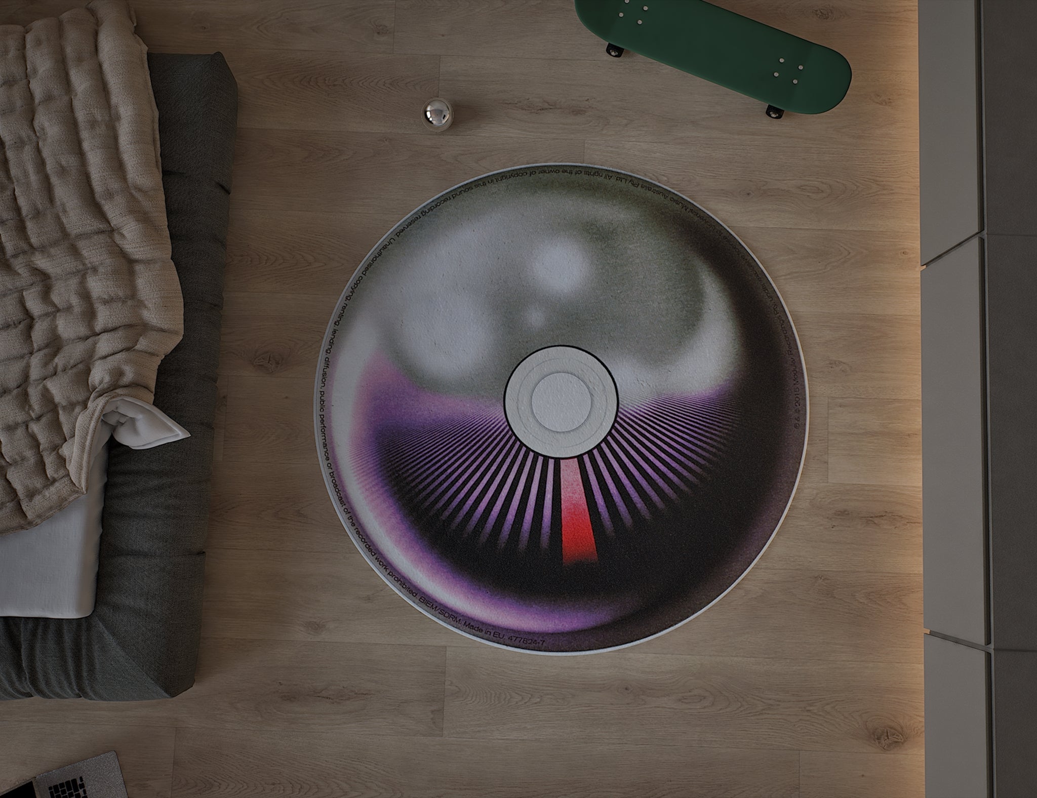 Tame Impala Currents CD Rug, Album Cover Round Carpet, Music Decoratio ...