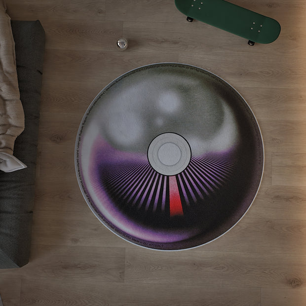 Tame Impala Currents CD Rug, Album Cover Round Carpet, Music Decoration Rug
