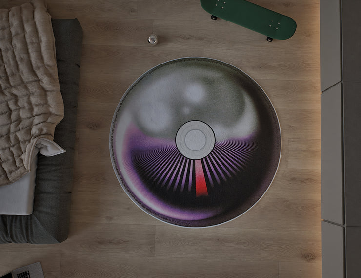 Tame Impala Currents CD Rug, Album Cover Round Carpet, Music Decoration Rug