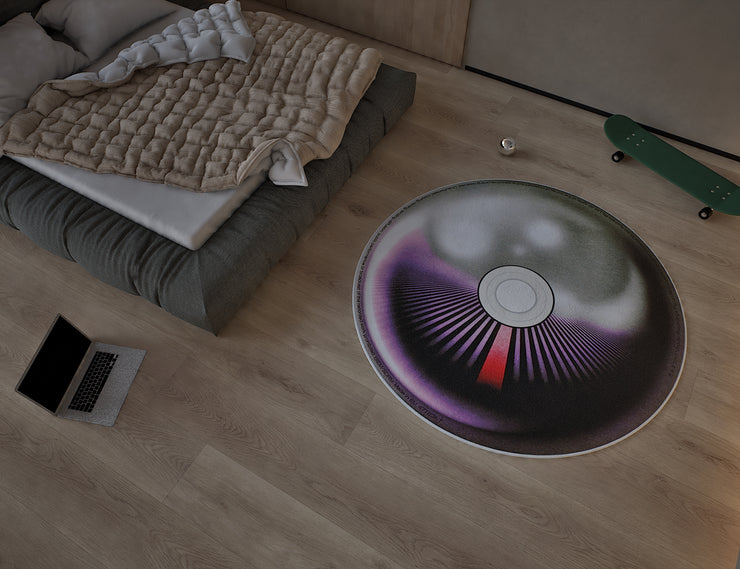 Tame Impala Currents CD Rug, Album Cover Round Carpet, Music Decoration Rug