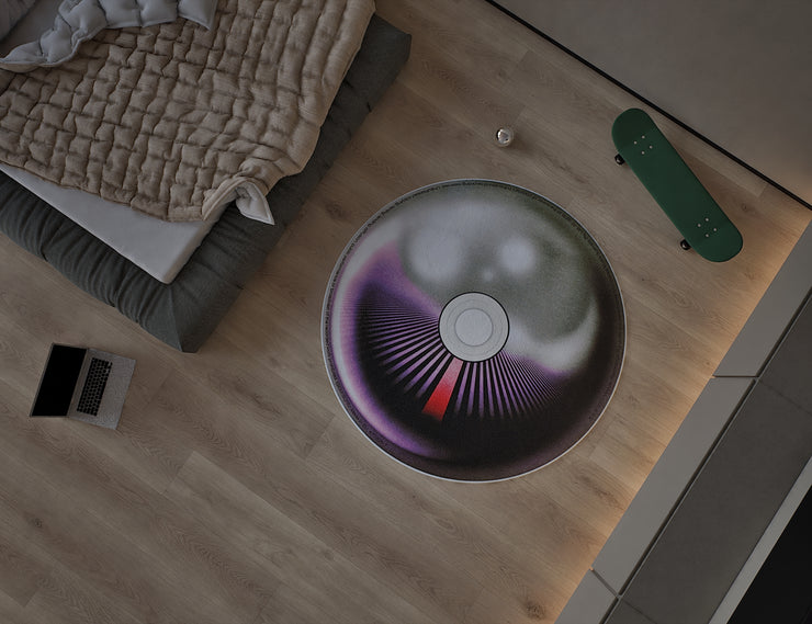 Tame Impala Currents CD Rug, Album Cover Round Carpet, Music Decoration Rug