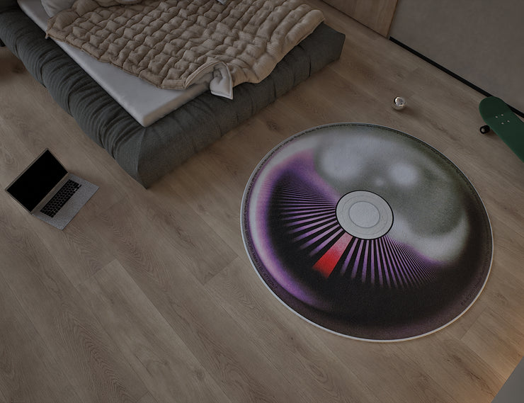 Tame Impala Currents CD Rug, Album Cover Round Carpet, Music Decoration Rug