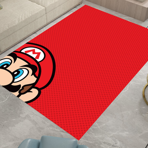 Super Mario Custom Rug – Fun and Playful Decor for Gamers, Gaming Carpet