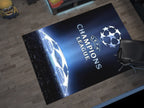 UEFA Champions League Custom Rug – Official Football Tournament Room Decor, European Football Carpet