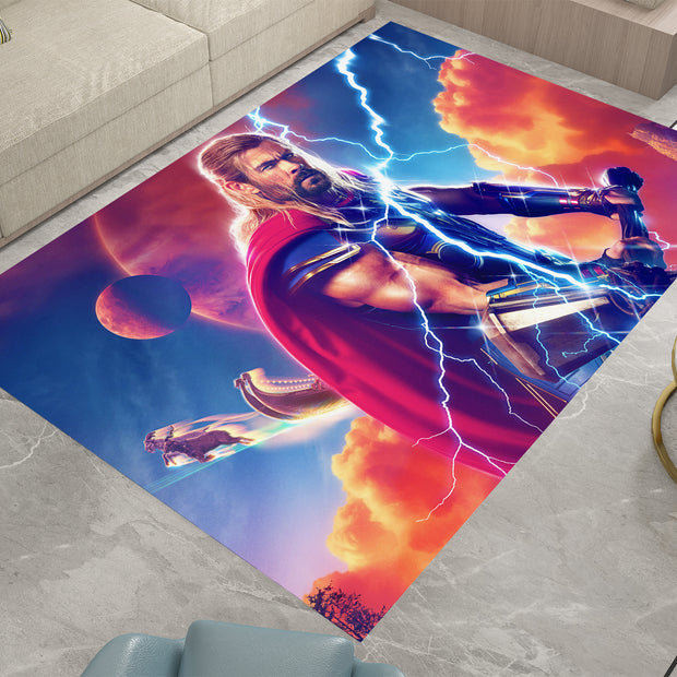 Thor Custom Rug – Epic Decor for Marvel Fans, Movie Carpet