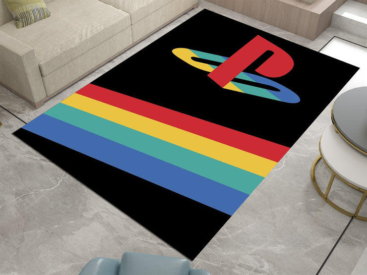 Playstation Rug, Gamer Decoration Carpet, Gaming Room Deco
