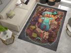 Minecraft-Themed Jack Rug – Cozy and Unique Gaming Decor, Gamer Carpet