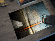 Harley-Davidson Road Custom Rug – Biker-Inspired Garage Decor for Motorcycle Enthusiasts, Motorcycle Carpet