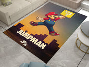 Nike Air Jumpman x Super Mario Rug – The Ultimate Crossover Carpet for Gamers and Sneakerheads