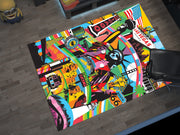 USA Landmarks Rug – Vibrant Tribute to American Icons, America Carpet