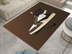 Nike Air Jordan 1 Travis Scott Rug – Perfect for Sneakerheads and Streetwear Lovers, Sneaker Carpet