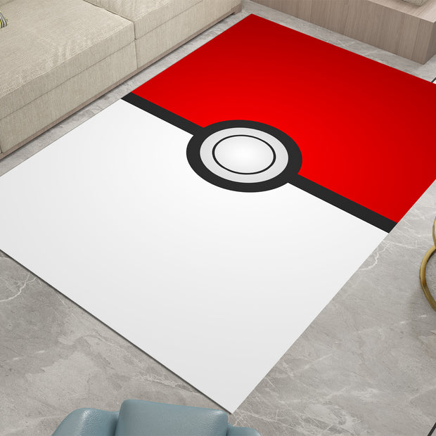 Pokémon Poké Ball Rug – Perfect for Trainers and Fans, Anime Carpet