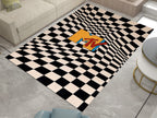 MTV Music Rug - Retro Music Television-Inspired Design Carpet, Studio Rug