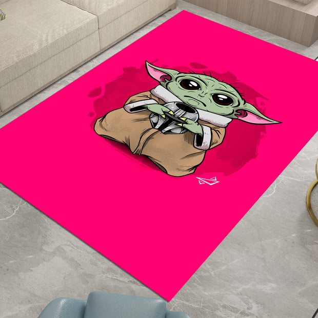 Star Wars x Love Custom Rug – Bold Galactic Romance Vibes, Geek Carpet Gift