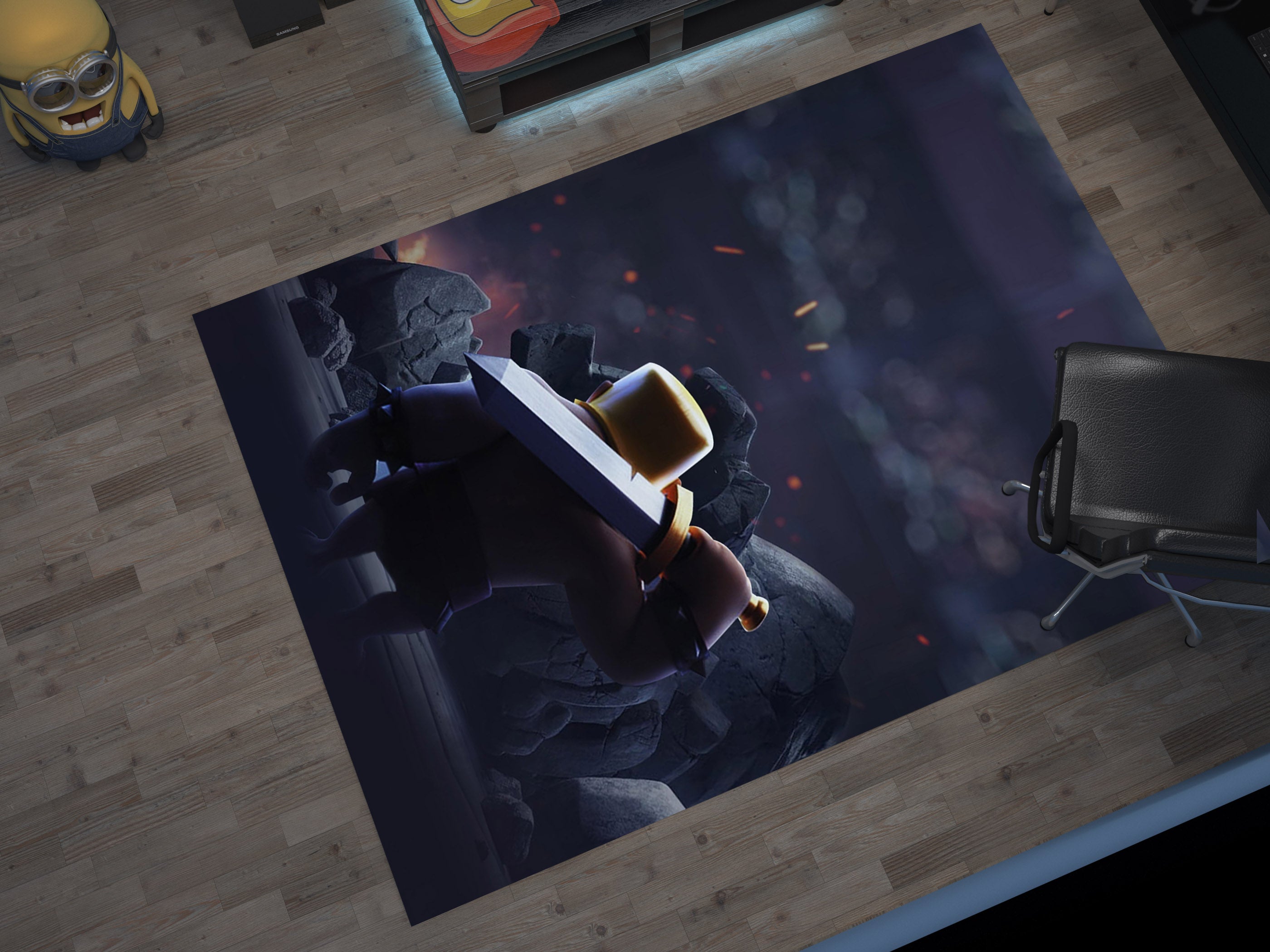 Clash Royale Rug, Gamer Carpet, Battle Arena Inspired Decor