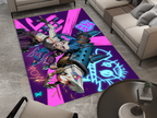 Arcane Jinx Rug, League of Legends Carpet, Gamer Rug Decoration