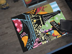 France Landmarks Rug – A Vibrant Tribute to Paris and Beyond, European Carpet