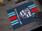 Porsche 911 Car Rug, Porsche Racing Inspired Carpet, Garage Rug, 911 Car Decoration