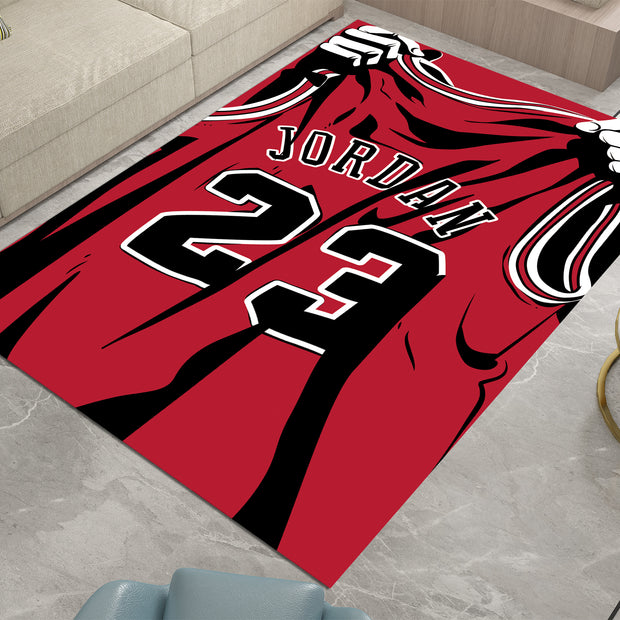 Nike Jordan-Inspired Custom Rug – Iconic Basketball Design for Your Space, GYM Carpet