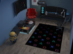 Playstation Rug, Gamer Decoration Carpet, Gaming Room Decoration