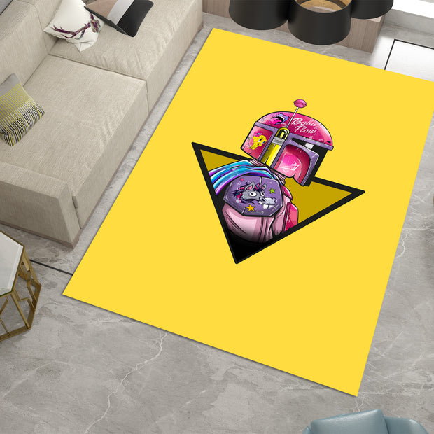 Star Wars x Love Custom Rug – Bold Galactic Romance Vibes, Geek Carpet Gift