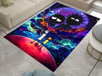Rick and Morty Rug, Cartoon-Inspired Carpet, Portal Rick Rug, Geek Gift