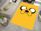 Jake the Dog Adventure Time Rug - Bright and Playful Cartoon Design, Cartoon Carpet