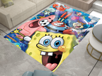 SpongeBob Rug, Cartoon-Inspired Carpet, Kids' Room Rug