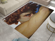 Fallen Angel Art Rug - Classical Masterpiece-Inspired Custom Design Carpet