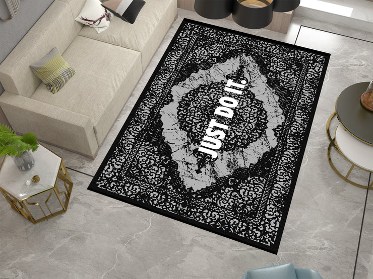 Nike "Just Do It" Custom Rug – Bold Statement Piece for Your Space, Cultural Mixed Nike Carpet