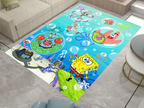 SpongeBob Rug, Cartoon-Inspired Carpet, Kids' Room Rug