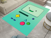 BMO Adventure Time Rug - Fun and Playful Gaming Console Design Cartoon Carpet