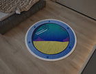 SpongeBob Round Rug, Cartoon-Inspired Carpet, Kids' Room Rug