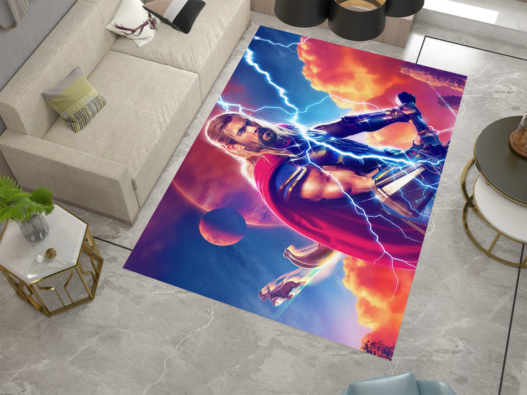 Thor Custom Rug – Epic Decor for Marvel Fans, Movie Carpet