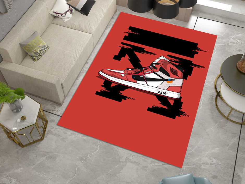 Air Jordan 1 x Off-White Custom Rug – A Must-Have Carpet for Sneakerheads