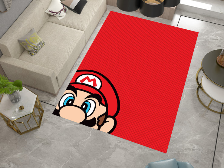 Super Mario Custom Rug – Fun and Playful Decor for Gamers, Gaming Carpet