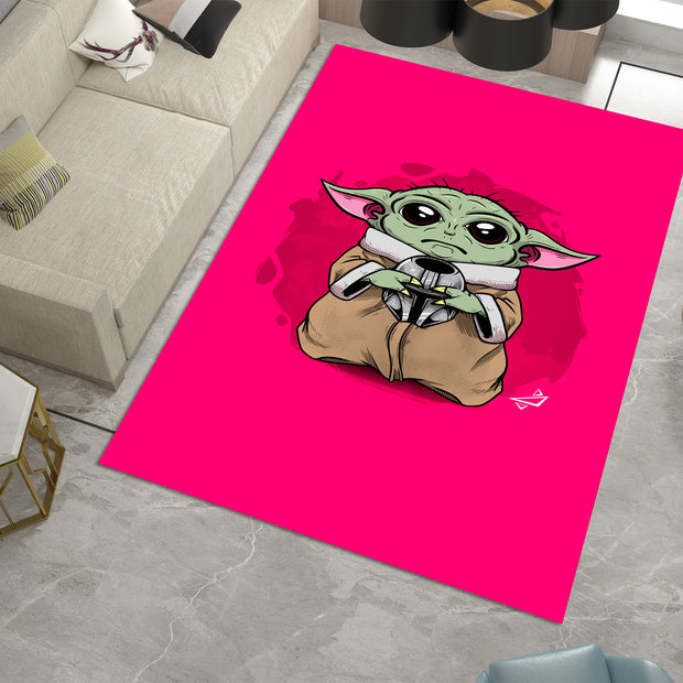 Star Wars x Love Custom Rug – Bold Galactic Romance Vibes, Geek Carpet Gift