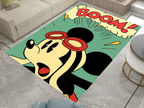 Mickey Mouse Boom! Rug - Fun and Energetic Pop Art Design Cartoon Carpet