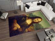 Mona Lisa Art Rug – Iconic Masterpiece for Your Living Space, Aesthetic Carpet