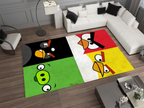 Angry Birds Rug - Bold and Fun Character Design for Any Room, Game Carpet