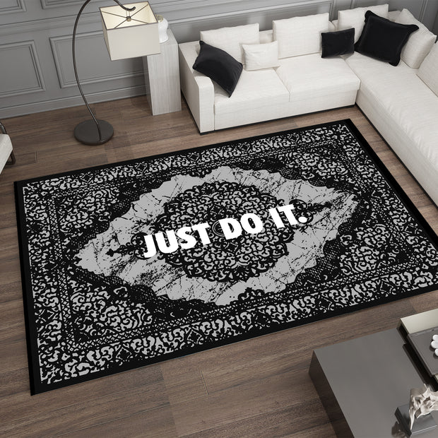 Nike "Just Do It" Custom Rug – Bold Statement Piece for Your Space, Cultural Mixed Nike Carpet