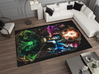 Arcane Jinx Vi Rug, League of Legends Carpet, Gamer Rug Decoration