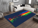 PUBG Winner Winner Chicken Dinner Custom Rug – Gamer Room Decor for Battle Royale Fans, Gaming Room Carpet