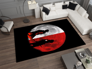 Naruto Inspired Rug, Epic Uchiha Brothers Design, Anime Home Decor Carpet