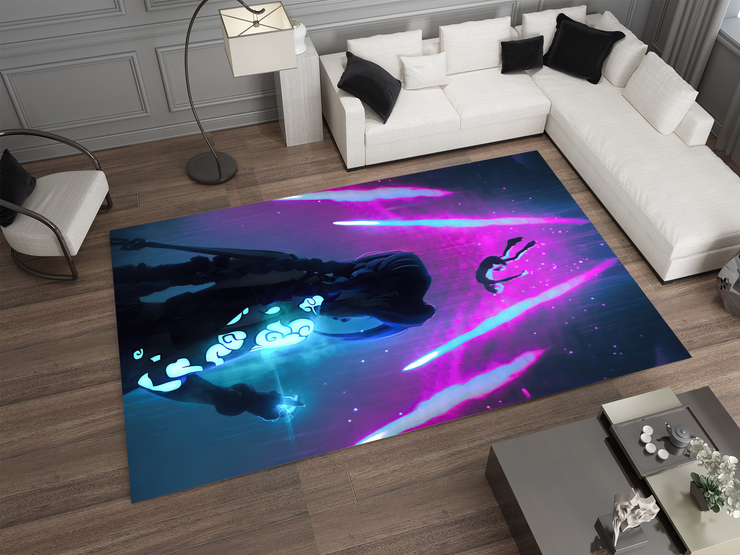 Arcane Jinx Rug, League of Legends Carpet, Gamer Rug Decoration